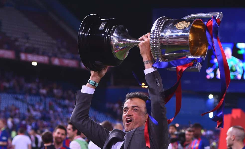 Esta es la trayectoria de Luis Enrique como entrenador