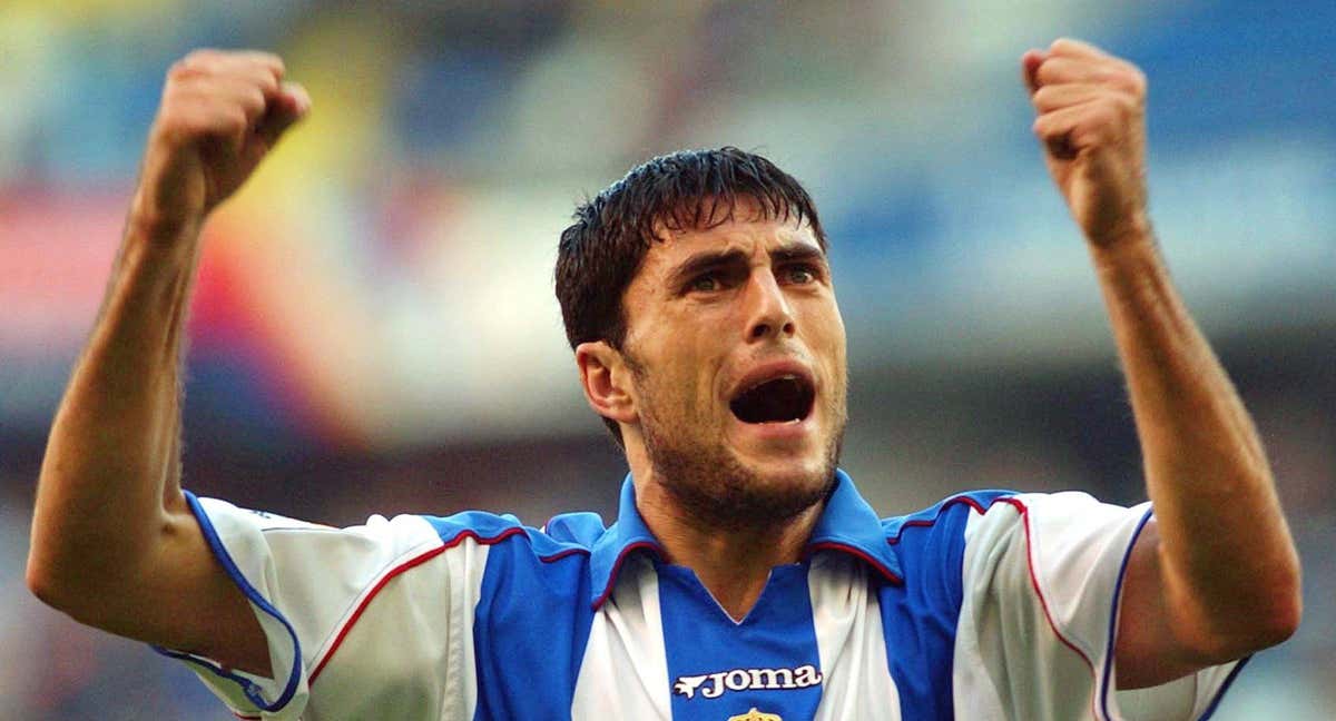 Diego Tristán, máximo goleador de la historia del Deportivo de la Coruña./ABC