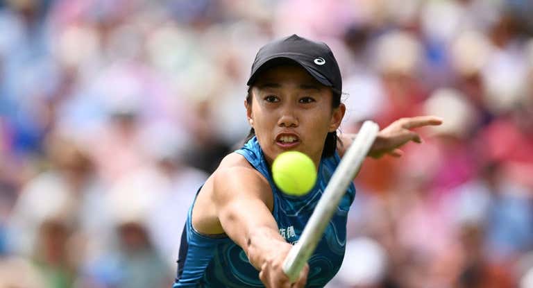 Zhang Shuai, en un partido.