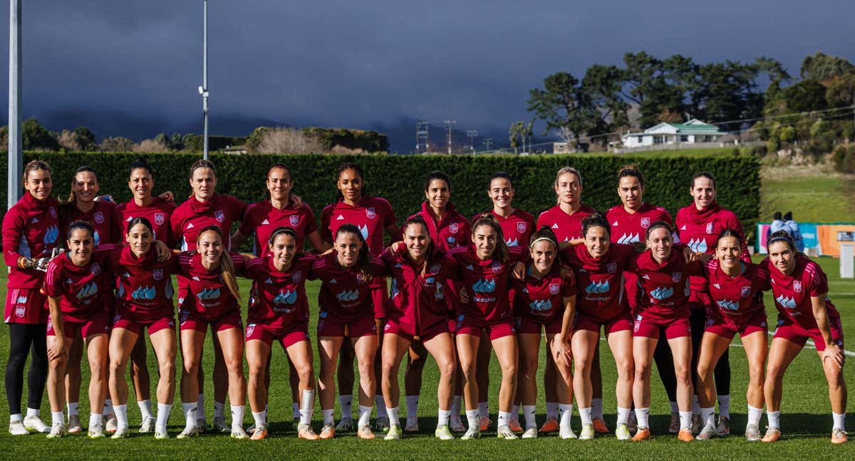 Las jugadoras de la Selección de España.
