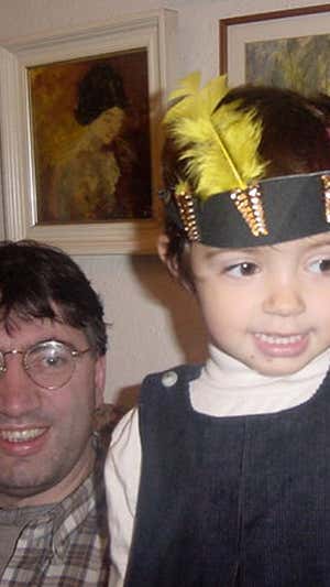 Aitana y su padre, Vicent.  FAMILIA AITANA