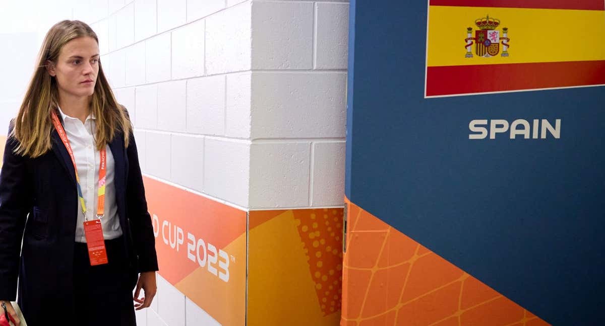 Irene Paredes, jugadora del Barça y de la Selección, durante este Mundial femenino.