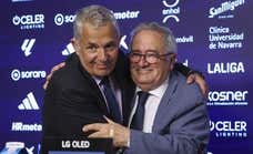 Una rueda de prensa para explicar Osasuna: “Lloro bastante, aunque tenga la imagen de hijo de puta”