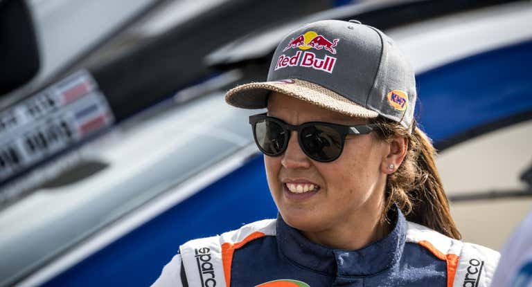Laia Sanz, en un momento de la Baja Aragón 2023.