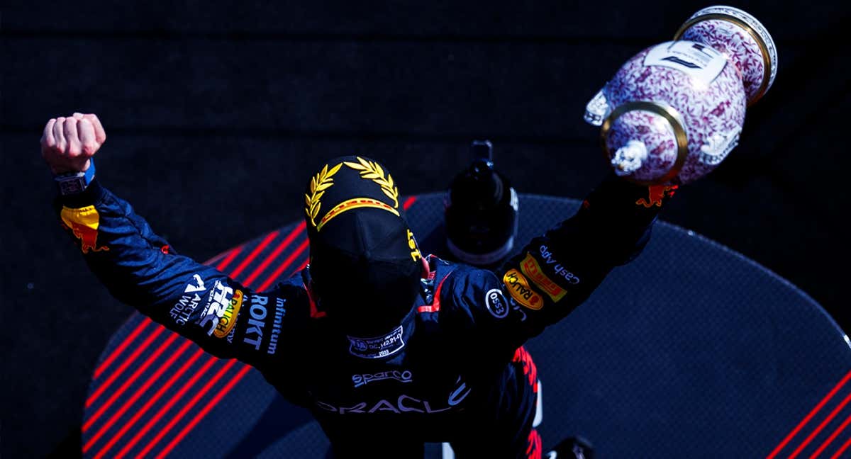 Max Verstappen tras conseguir la victoria en el pasado Gran Premio de Hungría. /Red Bull