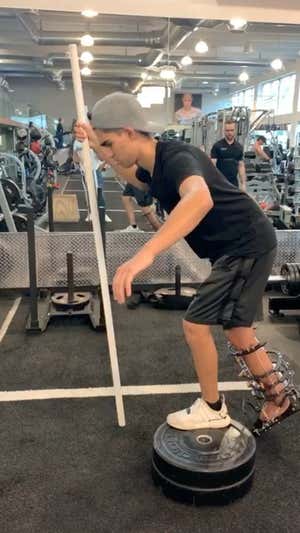 Juan Manuel Correa, durante su recuperación en 2019.  Archivo JM Correa