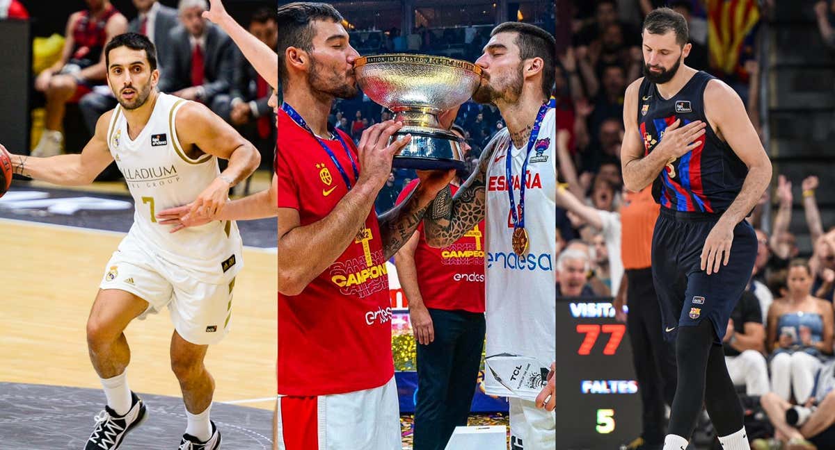 Nikola Mirotic, Facundo Campazzo y los hermanos Hernangómez, varios de los protagonistas en el mercado de fichajes de la Euroliga/ ACB PHOTO Y FIBA