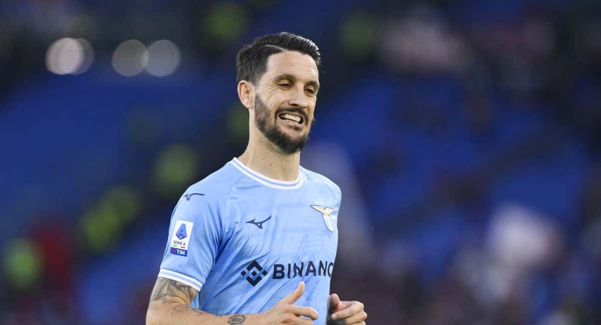 Luis Alberto durante un partido con la Lazio esta pasada temporada./AFP