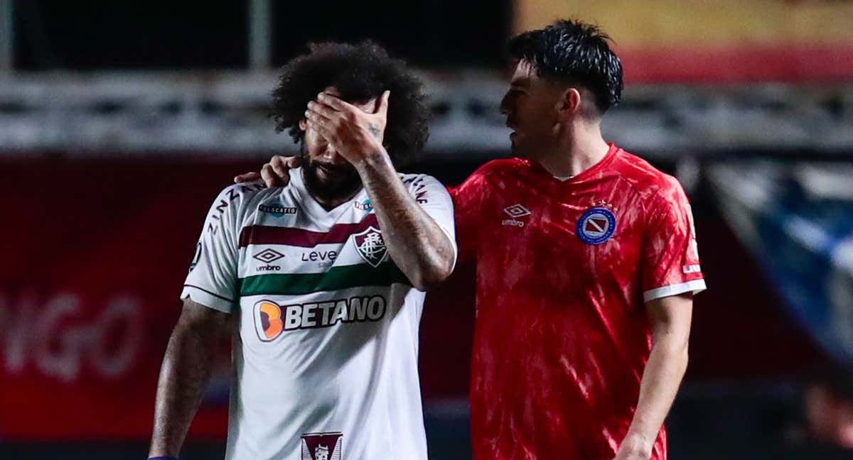 Marcelo se retira entre lágrimas tras la acción con Luciano Sánchez.
