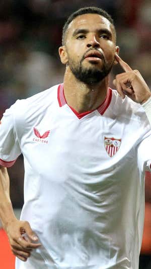 En-Nesyri, autor del gol sevillista. Efe