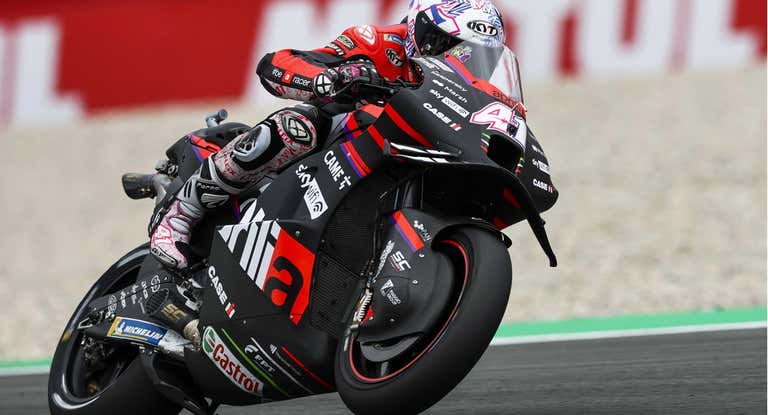 Aleix Espargaró en el Gran Premio de los Países Bajos.