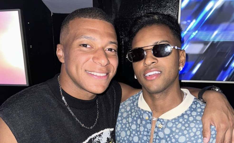 Lo que esconde la foto de Rodrygo y Mbappé: una casualidad entre dos jugadores con buena relación