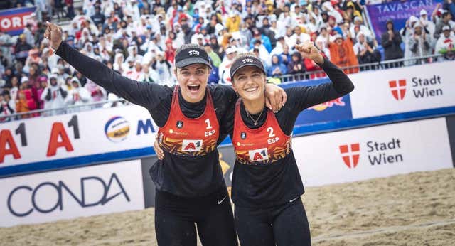 Daniela Álvarez y Tania Moreno, subcampeonas de Europa de voley playa