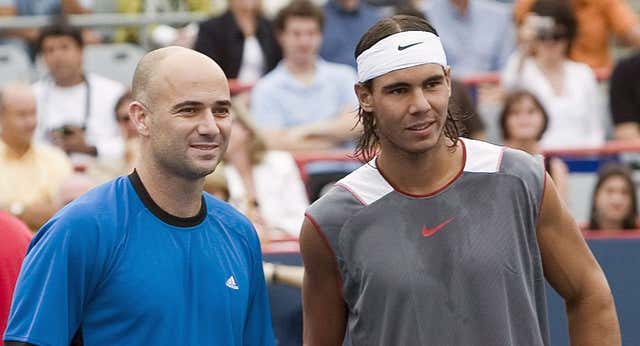 Cuando Nadal dejó boquiabierto a Agassi y empezó a derribar un mito