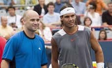 Cuando Nadal dejó boquiabierto a Agassi y empezó a derribar un mito