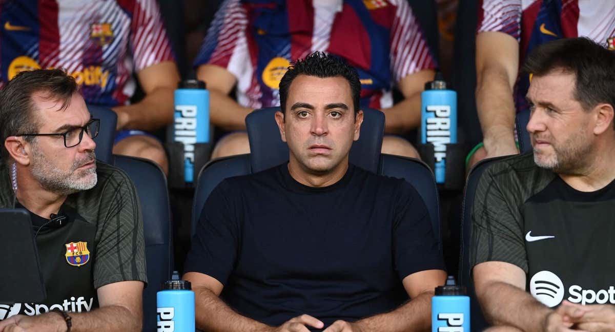 Xavi, en el Gamper./AFP