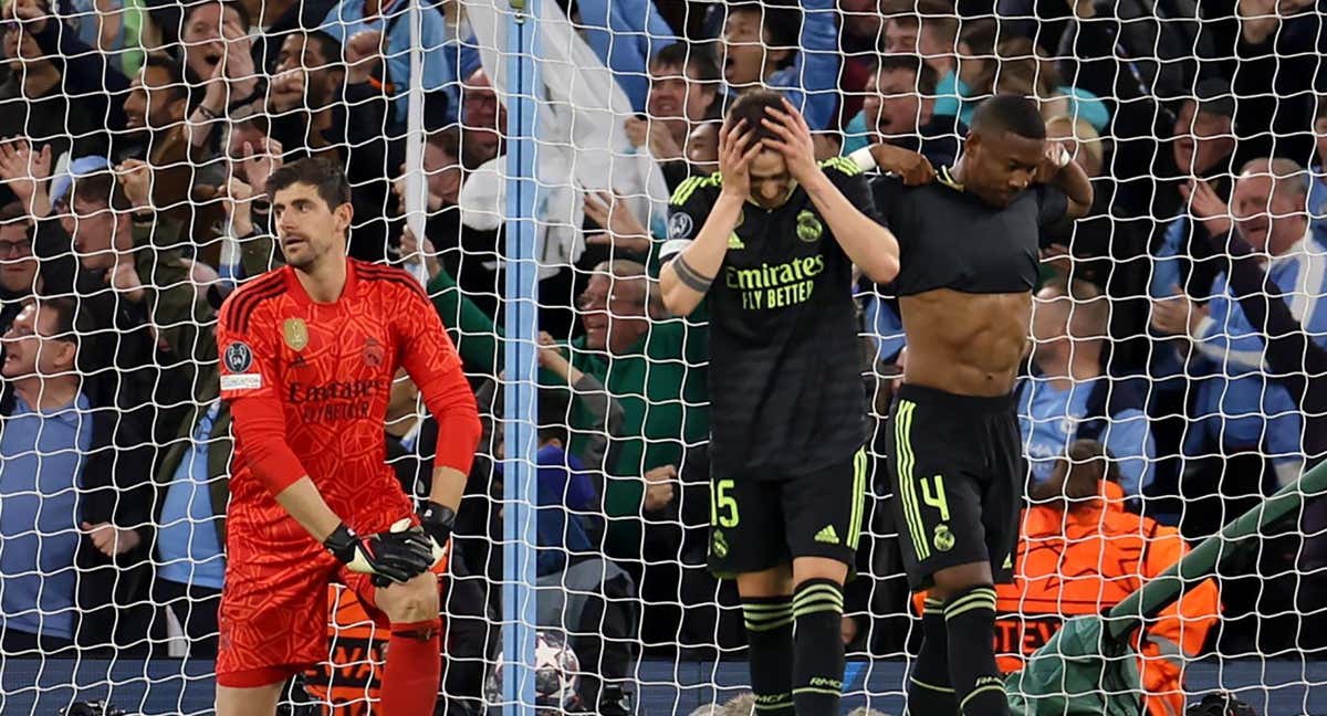 Thibaut Courtois, durante las últimas semifinales de Champions.