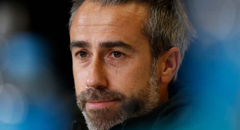 Jorge Vilda durante una rueda de prensa.