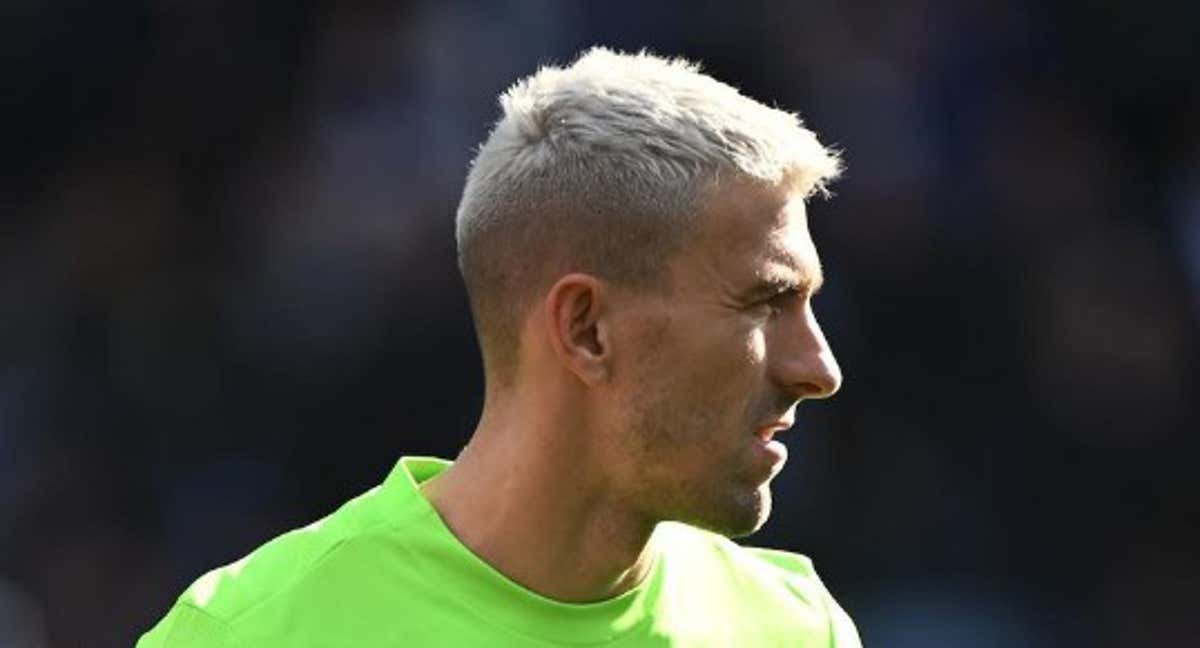 Guaita, en un partido con el Palace./INSTAGRAM GUAITA