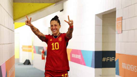 Jenni Hermoso tras la victoria ante Países Bajos. /Getty