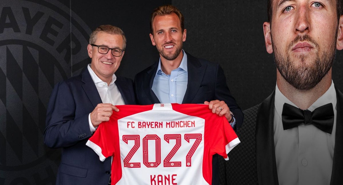 Harry Kane, nuevo jugador del Bayern.