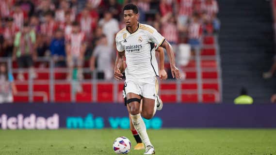 Jude Bellingham, durante el partido del sábado ante el Athletic de Bilbao. /Ricardo Larreina / Afp