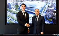 Kepa, presentado con el Real Madrid: «Ojalá me pueda quedar»