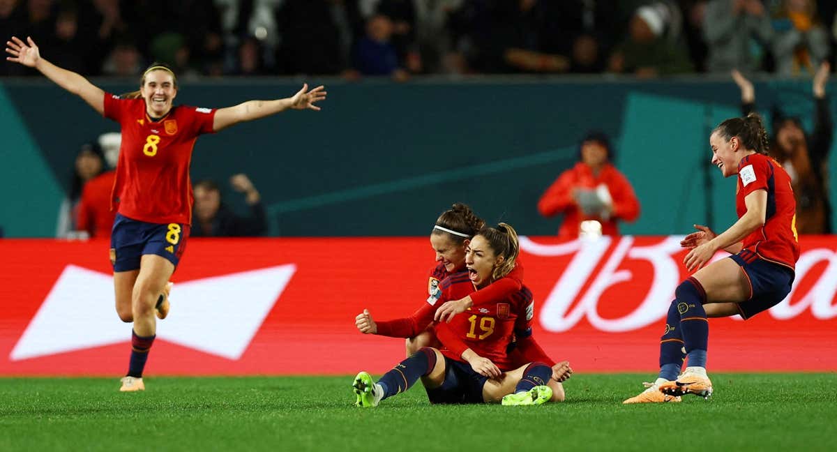 Las jugadoras celebran el pase a la final. /REUTERS