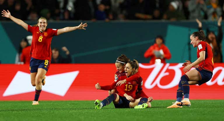 Las jugadoras celebran el pase a la final.