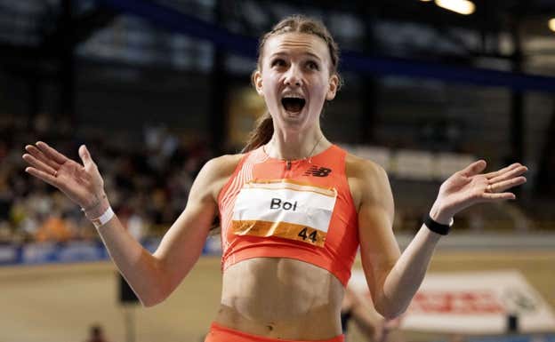 Femke Bol en los últimos Campeonatos Nacionales de Países Bajos. EFE