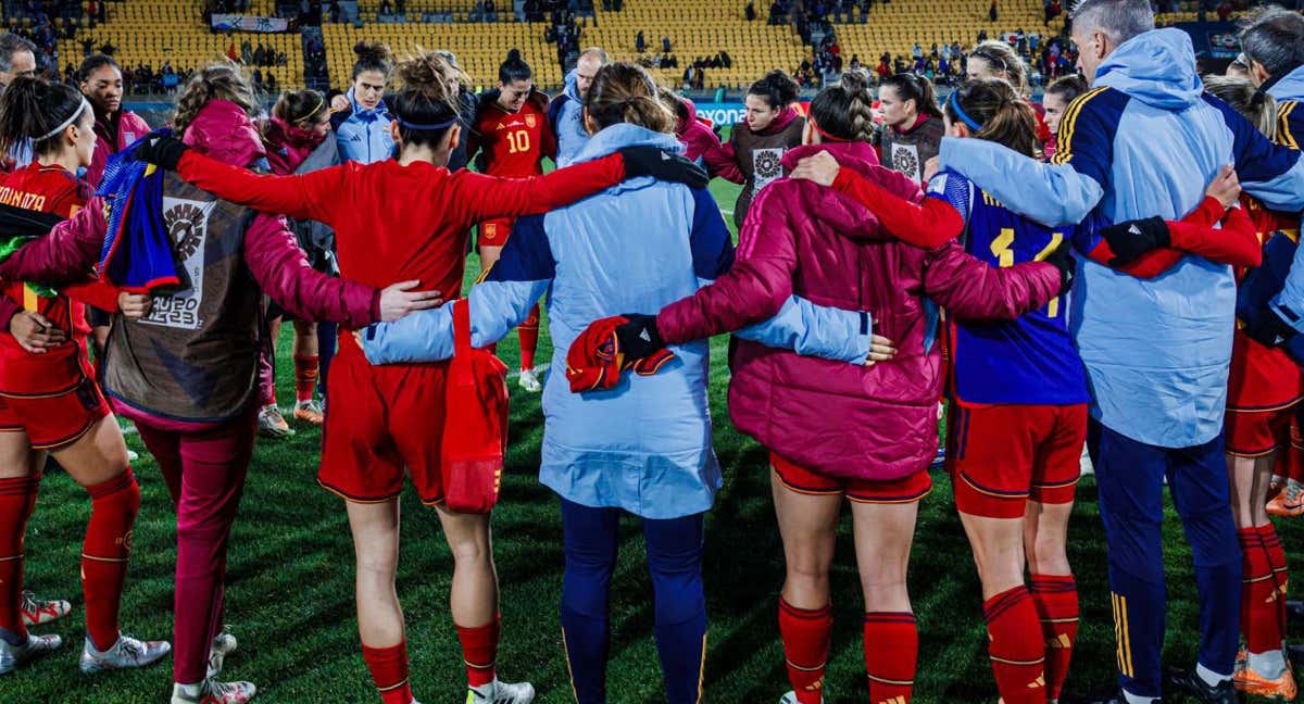 Jugadoras de la Selección durante el Mundial. /RFEF