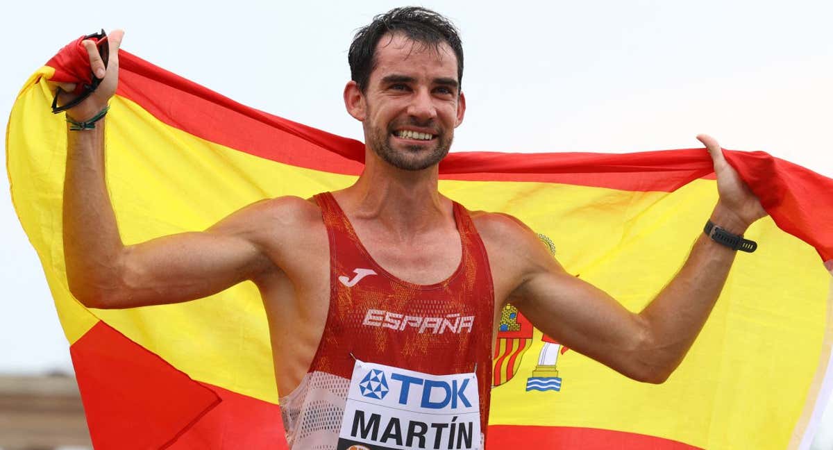 ¡Álvaro Martín, campeón del mundo de 20 kilómetros marcha!
