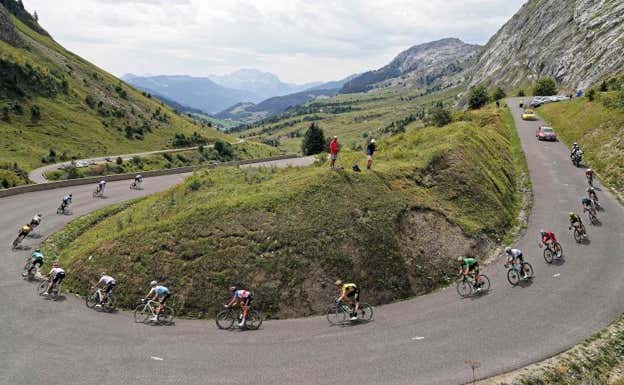 Uno de los tramos del Critérium del Dauphiné.  EFE
