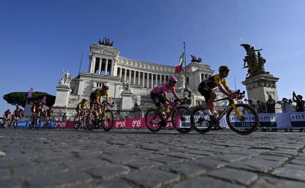 Uno de los tramos del Giro d´Italia.  Agencias