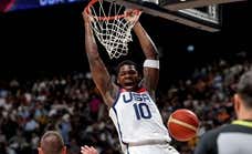 Estados Unidos llega al Mundial invicta y con una estrella clara, Anthony Edwards