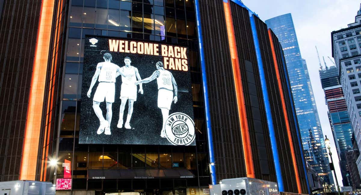 El Madison Square Garden, este verano, antes de un partido de los New York Knicks.