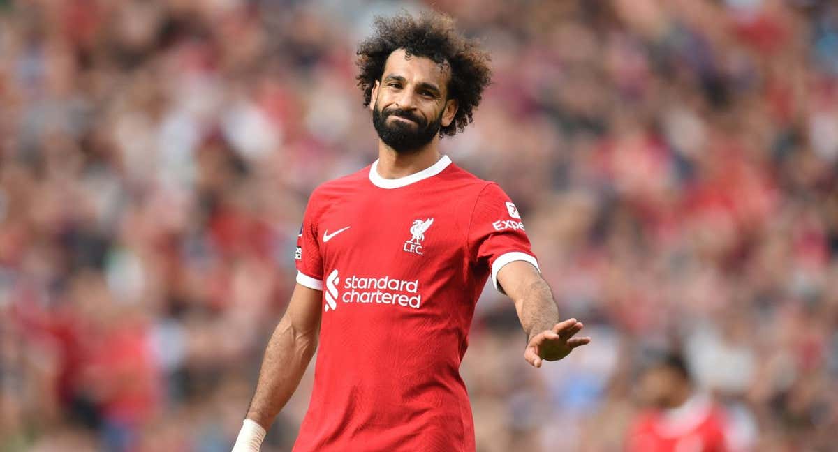 Salah durante un partido de Premier esta temporada. /EFE
