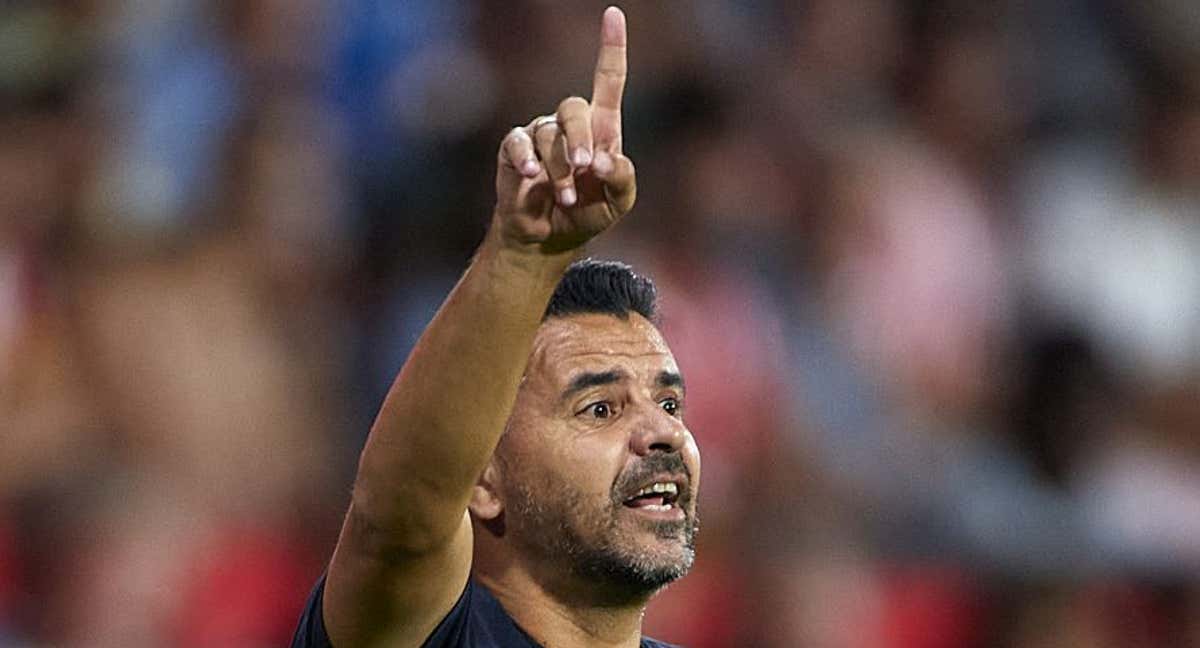 Michel durante el partido contra el Getafe. /GETTY