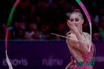 ¿Cómo es la puntuación en la gimnasia rítmica?