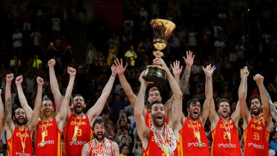 España levanta la copa en el Mundial de 2019. /EFE