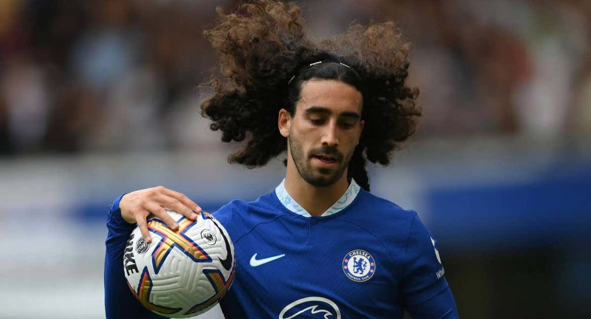 Marc Cucurella, futbolista del Chelsea./Getty Images