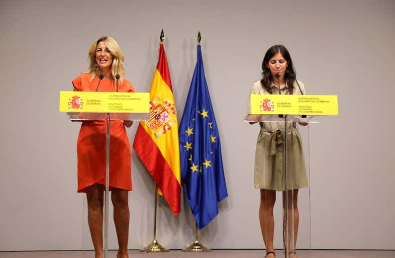 Yolanda Díaz, sobre Vilda y De la Fuente: “Quien aplaude una agresión sexual no debe seguir en su puesto”