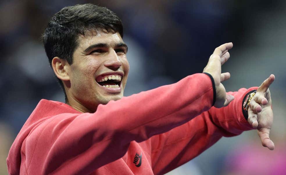 El “vagabundo” Carlos Alcaraz se mete a Nueva York en el bolsillo: "Es increíble verlo jugar en persona"