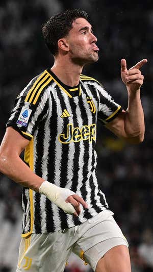Vlahovic, con la Juventus.  EFE