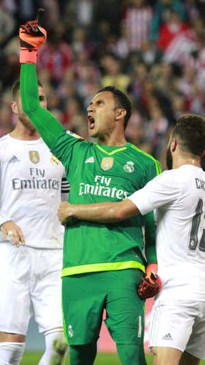 Keylor Navas, durante la temporada 2015-2016.  EFE