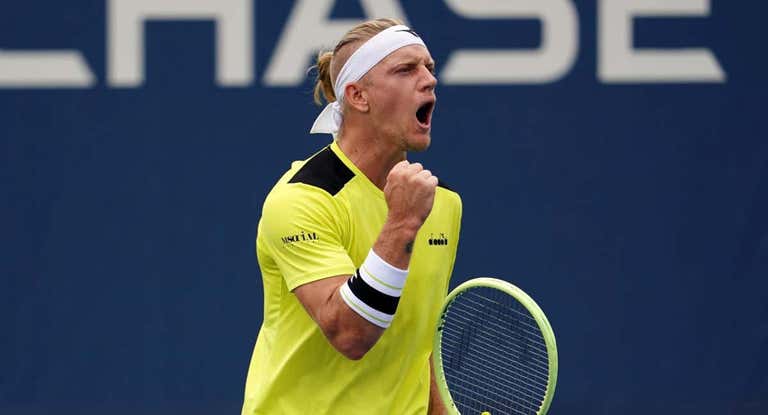 Alejandro Davidovich, durante el US Open 2023.