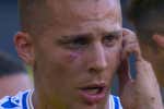 Polémica en el Cádiz - Villarreal: Pedraza dio un cabezazo a Alejo, vio la roja... y Reina explotó