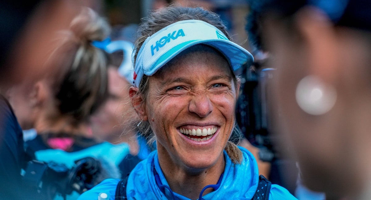 Courtney Dauwalter, ganadora de la Ultra Trail Mont Blanc.