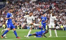 Real Madrid 2 - Getafe 1: resumen, goles y resultado
