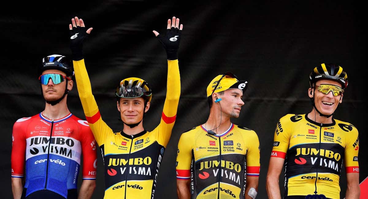 Jumbo-Visma, en la presentación de La Vuelta.